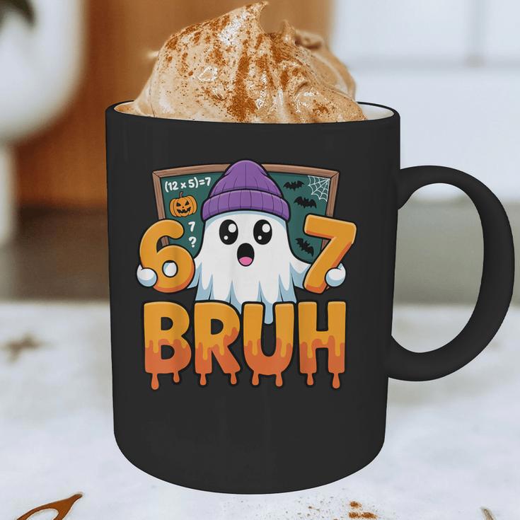 67 Teacher Ghost Six Seven Meme Math Equation Bruh Halloween Graphic Print Coffee Mug, novelty gifts, funny gifts 67 Teacher Ghost Six Seven Meme Math Equation Bruh Halloween Graphic Print Coffee Mug, novelty gifts, funny gifts