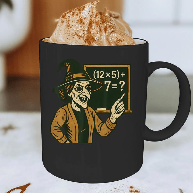 67 Teacher Halloween Witch Six Seven Meme Brainrot Math Joke Graphic Print Coffee Mug, novelty gifts, funny gifts