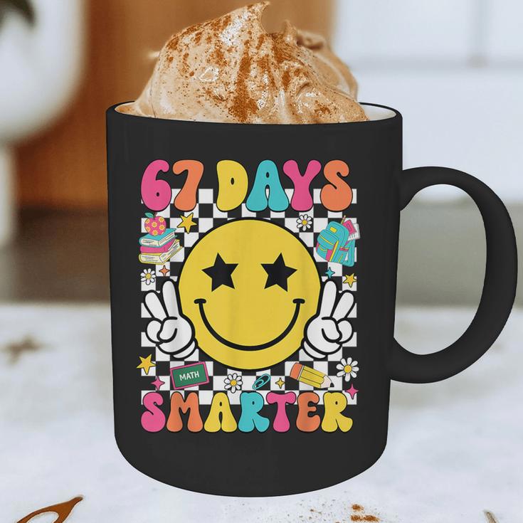 67th Day Of School Shirt 67 Days Smarter Teacher Boy Girls Graphic Print Coffee Mug, novelty gifts, funny gifts