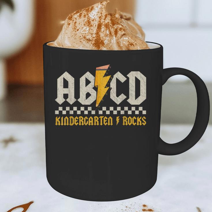 ABCD Kindergarten Rocks Pencil Lightning Students Teachers Graphic Print Coffee Mug, novelty gifts, funny gifts ABCD Kindergarten Rocks Pencil Lightning Students Teachers Graphic Print Coffee Mug, novelty gifts, funny gifts