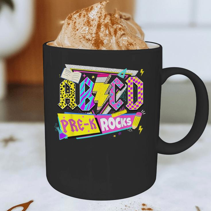 ABCD Pre-K Rocks Back To School PreK Kindergarten Teacher Graphic Print Coffee Mug, novelty gifts, funny gifts ABCD Pre-K Rocks Back To School PreK Kindergarten Teacher Graphic Print Coffee Mug, novelty gifts, funny gifts