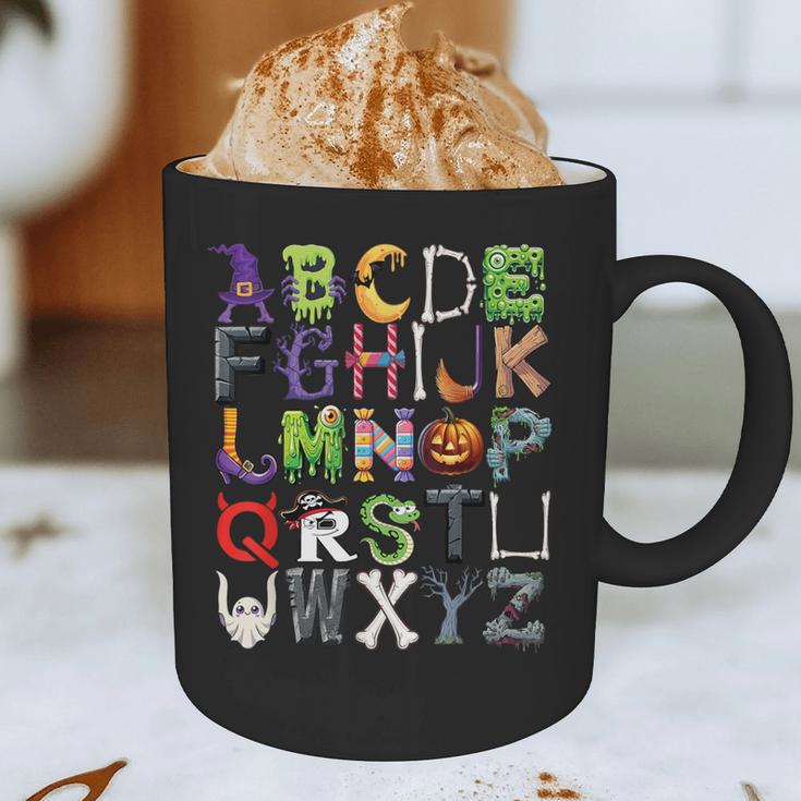 ABCs Alphabet Halloween Learning Kindergarten Teachers Graphic Print Coffee Mug, novelty gifts, funny gifts ABCs Alphabet Halloween Learning Kindergarten Teachers Graphic Print Coffee Mug, novelty gifts, funny gifts