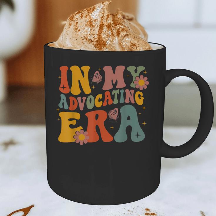 In My Advocating Era Advocate Autism Awareness Sped Teacher Men Women Kids Graphic Print Coffee Mug, novelty gifts, funny gifts