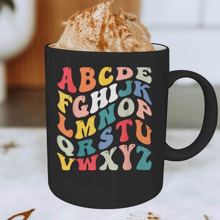 Alphabet Hi Back To School ABC Pre K Kindergarten Teacher Graphic Print Coffee Mug, novelty gifts, funny gifts Alphabet Hi Back To School ABC Pre K Kindergarten Teacher Graphic Print Coffee Mug, novelty gifts, funny gifts