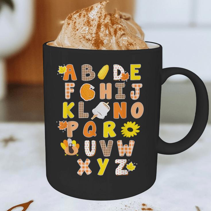 Alphabet Turkey Thanksgiving Costume Preschool Teacher Men Women Graphic Print Coffee Mug, novelty gifts, funny gifts Alphabet Turkey Thanksgiving Costume Preschool Teacher Men Women Graphic Print Coffee Mug, novelty gifts, funny gifts