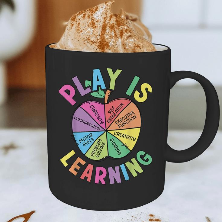 Apple Retro Play Is Learning Kindergarten Teacher Daycare Graphic Print Coffee Mug, novelty gifts, funny gifts Apple Retro Play Is Learning Kindergarten Teacher Daycare Graphic Print Coffee Mug, novelty gifts, funny gifts