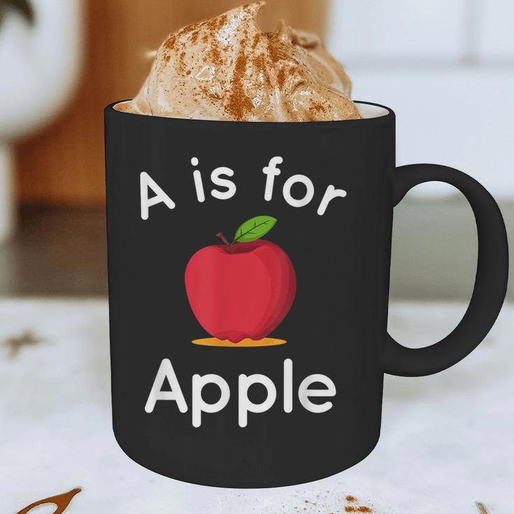 A Is For Apple Toddler Kindergarten Preschool Teacher Graphic Print Coffee Mug, novelty gifts, funny gifts A Is For Apple Toddler Kindergarten Preschool Teacher Graphic Print Coffee Mug, novelty gifts, funny gifts