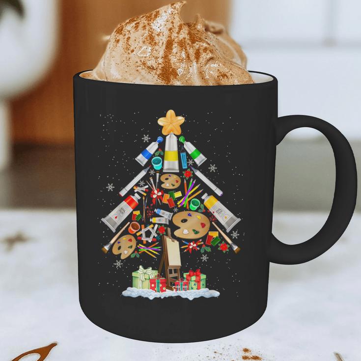 Art Christmas Tree Merry Christmas Artist Art Teacher Graphic Print Coffee Mug, novelty gifts, funny gifts Art Christmas Tree Merry Christmas Artist Art Teacher Graphic Print Coffee Mug, novelty gifts, funny gifts