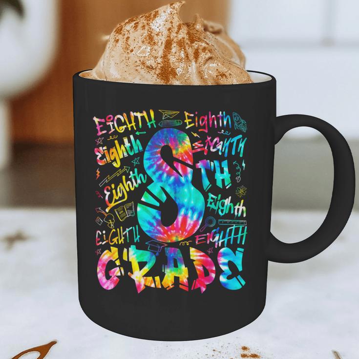 Back To School Eighth 8th Grade Tie Dye Typography Teacher Graphic Print Coffee Mug, novelty gifts, funny gifts Back To School Eighth 8th Grade Tie Dye Typography Teacher Graphic Print Coffee Mug, novelty gifts, funny gifts