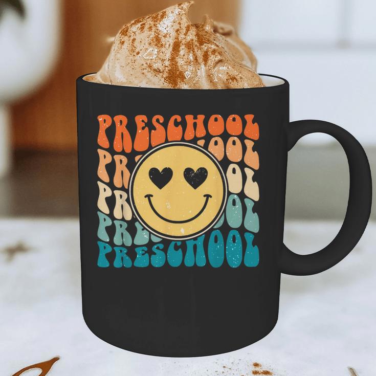Back To School Groovy Smile Preschool Teachers Students Kids Graphic Print Coffee Mug, novelty gifts, funny gifts Back To School Groovy Smile Preschool Teachers Students Kids Graphic Print Coffee Mug, novelty gifts, funny gifts