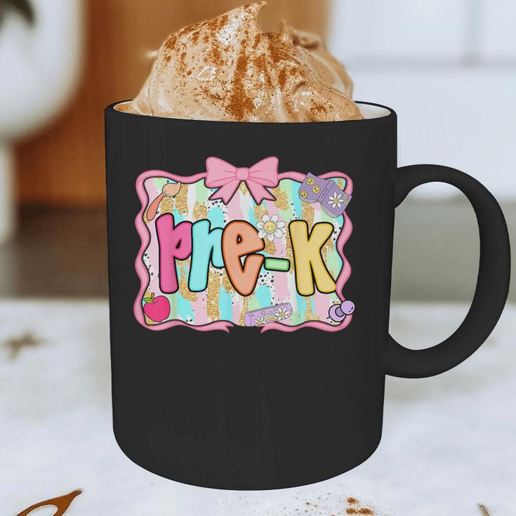 Back To School Pre-K Preppy Teacher Girl Graphic Print Coffee Mug, novelty gifts, funny gifts Back To School Pre-K Preppy Teacher Girl Graphic Print Coffee Mug, novelty gifts, funny gifts