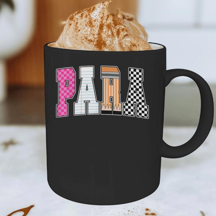 Back To School Teacher Para Preppy Checkered Para Life Graphic Print Coffee Mug, novelty gifts, funny gifts Back To School Teacher Para Preppy Checkered Para Life Graphic Print Coffee Mug, novelty gifts, funny gifts
