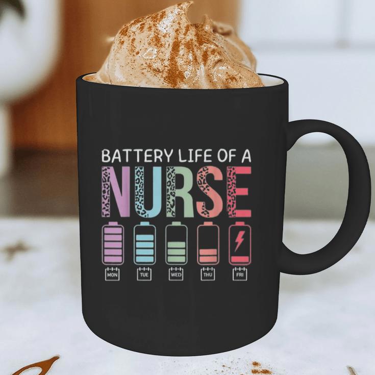 Battery Life Of A Nurse School Teacher Appreciation Graphic Print Coffee Mug, novelty gifts, funny gifts