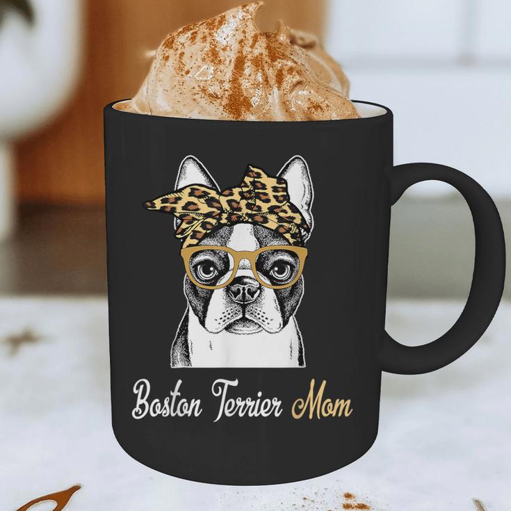 Birthday And Mother's Day -Boston Terrier Mom Graphic Print Coffee Mug, novelty gifts, funny gifts
