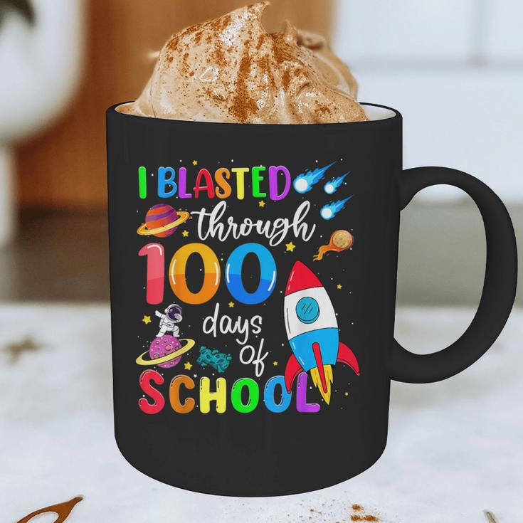 I Blasted Through 100 Days Of School 100th Day Teacher Kids Graphic Print Coffee Mug, novelty gifts, funny gifts I Blasted Through 100 Days Of School 100th Day Teacher Kids Graphic Print Coffee Mug, novelty gifts, funny gifts