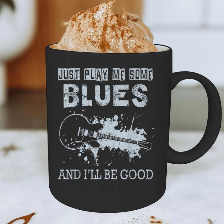 Blues Music Band Lover Vintage Guitar Teacher Blues Graphic Print Coffee Mug, novelty gifts, funny gifts Blues Music Band Lover Vintage Guitar Teacher Blues Graphic Print Coffee Mug, novelty gifts, funny gifts
