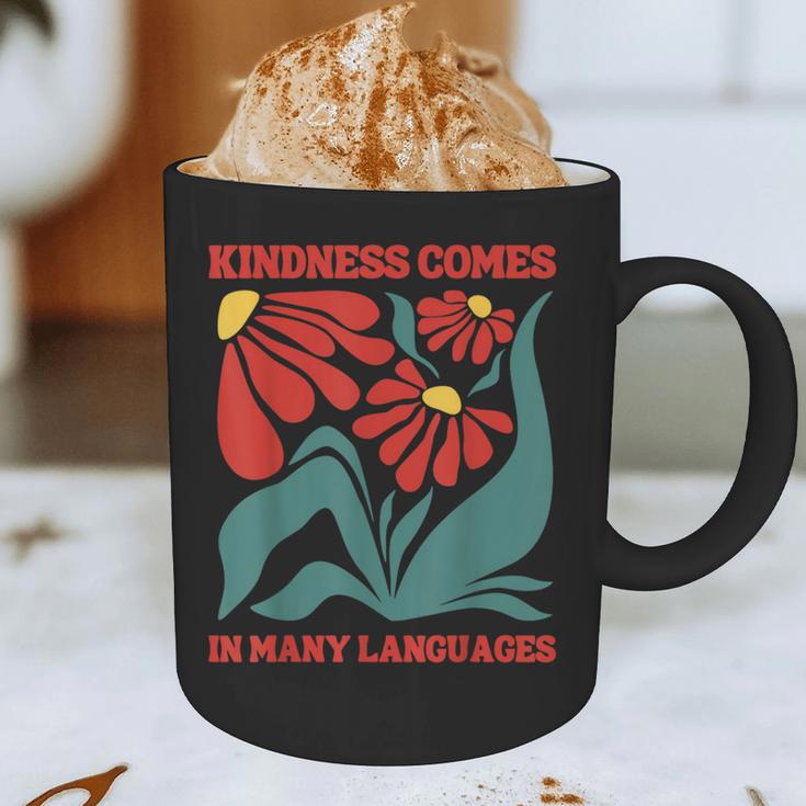 Boho Flower ESL Teacher Kindness Comes In Many Languages Graphic Print Coffee Mug, novelty gifts, funny gifts Boho Flower ESL Teacher Kindness Comes In Many Languages Graphic Print Coffee Mug, novelty gifts, funny gifts