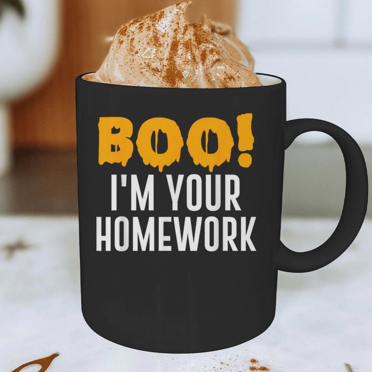 Boo I'm Your Homework Halloween Teacher Costume Graphic Print Coffee Mug, novelty gifts, funny gifts Boo I'm Your Homework Halloween Teacher Costume Graphic Print Coffee Mug, novelty gifts, funny gifts