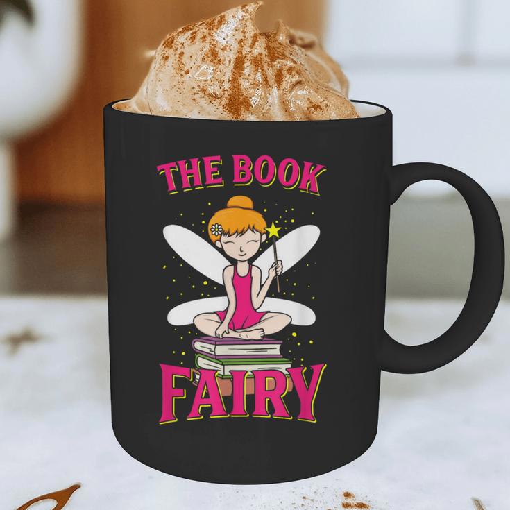 The Book Fairy Reading Teacher Librarian T-Shirt Graphic Print Coffee Mug, novelty gifts, funny gifts