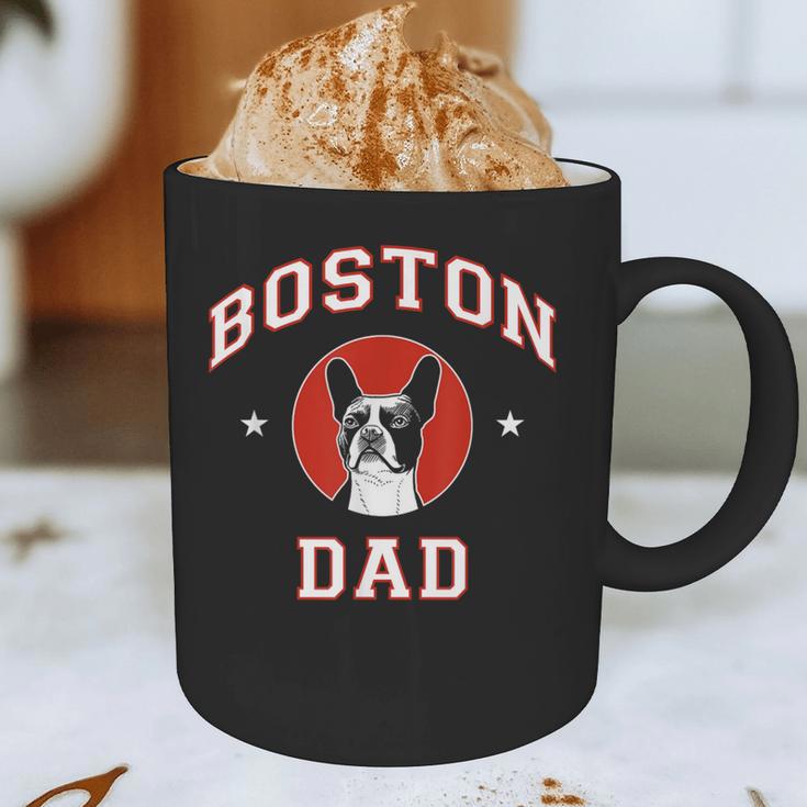 Boston Terrier Dad Dog Father For Men Women Kids Graphic Print Coffee Mug, novelty gifts, funny gifts