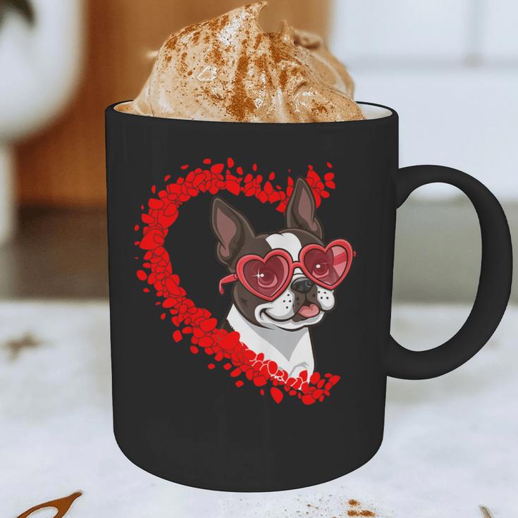 Boston Terrier Dog Mom Dad Valentine’s Day Pet Lover For Men Women Kids Graphic Print Coffee Mug, novelty gifts, funny gifts