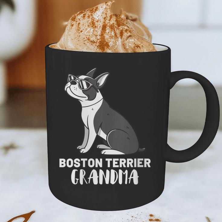 Boston Terrier Dog Owner Grandma Graphic Print Coffee Mug, novelty gifts, funny gifts