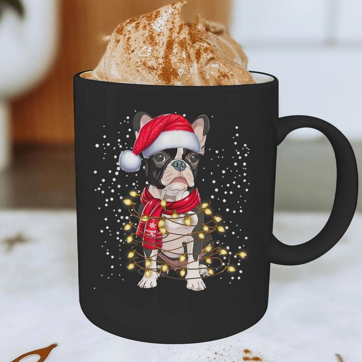 Boston Terrier Dog Ugly Christmas Dog Xmas For Men Women Kids Graphic Print Coffee Mug, novelty gifts, funny gifts