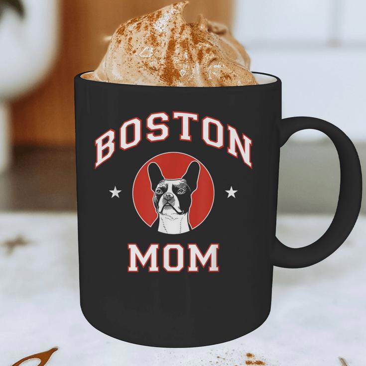Boston Terrier Mom Dog Mother Graphic Print Coffee Mug, novelty gifts, funny gifts