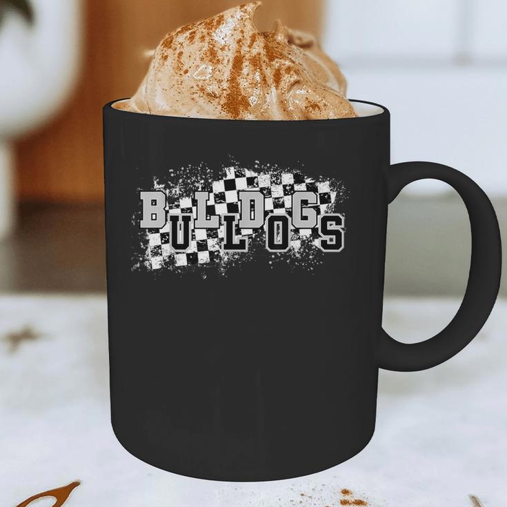 Bulldogs School Spirit Bulldog Pride Checkered Teacher Graphic Print Coffee Mug, novelty gifts, funny gifts Bulldogs School Spirit Bulldog Pride Checkered Teacher Graphic Print Coffee Mug, novelty gifts, funny gifts