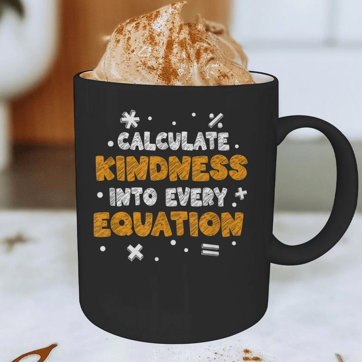 Calculate Kindness Into Every Equation Math Teacher School Graphic Print Coffee Mug, novelty gifts, funny gifts Calculate Kindness Into Every Equation Math Teacher School Graphic Print Coffee Mug, novelty gifts, funny gifts