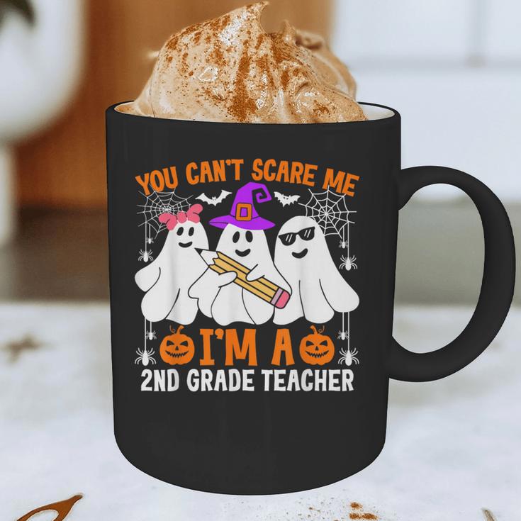 You Can't Scare Me I'm A 2nd Grade Teacher Halloween Graphic Print Coffee Mug, novelty gifts, funny gifts