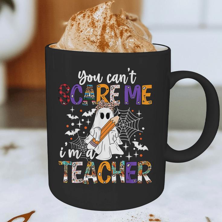 You Can't Scare Me I'm A Teacher Halloween Costume Graphic Print Coffee Mug, novelty gifts, funny gifts
