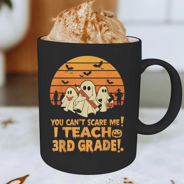 You Can't Scare Me I Teach 3rd Grade Teacher Halloween Men Women Kids Graphic Print Coffee Mug, novelty gifts, funny gifts