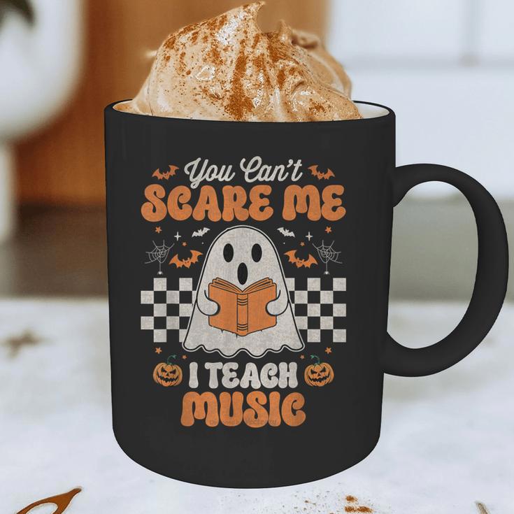 You Can't Scare Me I Teach Music Retro Teacher Halloween Graphic Print Coffee Mug, novelty gifts, funny gifts You Can't Scare Me I Teach Music Retro Teacher Halloween Graphic Print Coffee Mug, novelty gifts, funny gifts