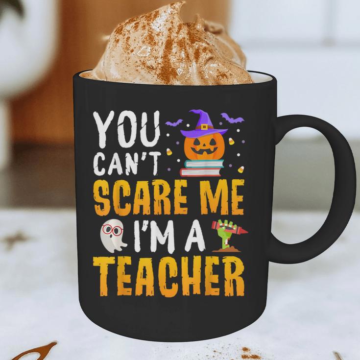 You Cant Scare Me Im A Teacher Halloween Trick Or Teach 2024 Graphic Print Coffee Mug, novelty gifts, funny gifts You Cant Scare Me Im A Teacher Halloween Trick Or Teach 2024 Graphic Print Coffee Mug, novelty gifts, funny gifts