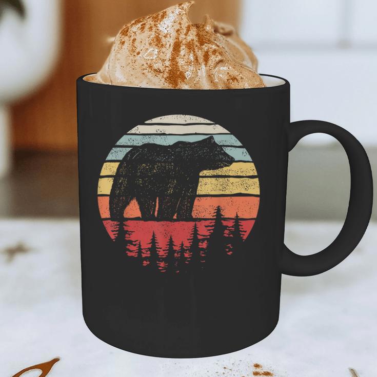 Catch Some Rays Vintage Retro Grizzly Bear Graphic Print Coffee Mug, novelty gifts, funny gifts
