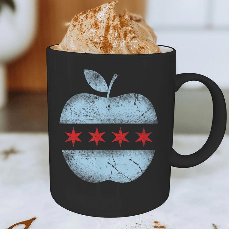 Chicago Flag Teacher School Cute Graphic Print Coffee Mug, novelty gifts, funny gifts
