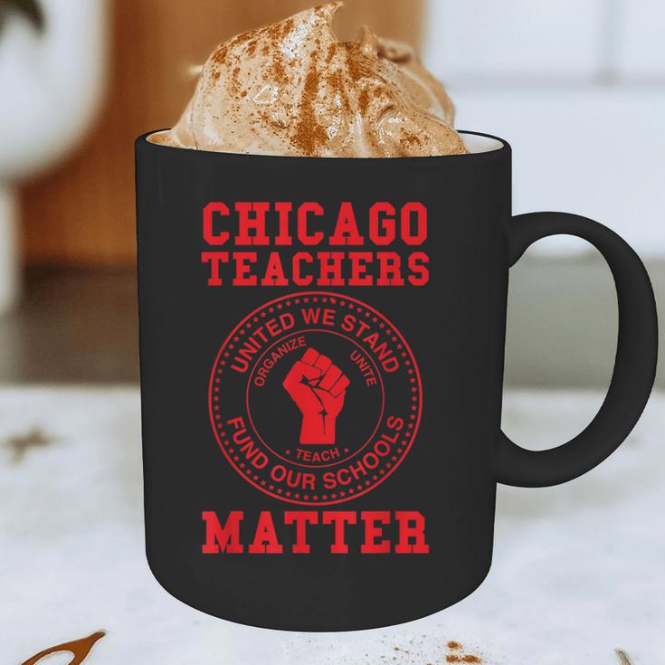 Chicago Teachers Matter Support Union Education Red For Ed Graphic Print Coffee Mug, novelty gifts, funny gifts Chicago Teachers Matter Support Union Education Red For Ed Graphic Print Coffee Mug, novelty gifts, funny gifts