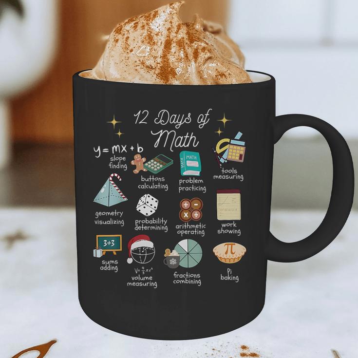 Christmas 12 Days Of Math Math Teacher Xmas STEM STEMS Graphic Print Coffee Mug, novelty gifts, funny gifts Christmas 12 Days Of Math Math Teacher Xmas STEM STEMS Graphic Print Coffee Mug, novelty gifts, funny gifts