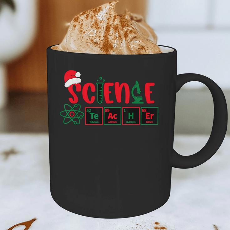 Christmas Science Teacher Santa Educator Chemical Elements Graphic Print Coffee Mug, novelty gifts, funny gifts