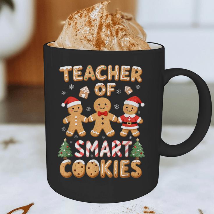 Christmas Teacher Of Smart Cookies Gingerbread Man Teaching Graphic Print Coffee Mug, novelty gifts, funny gifts Christmas Teacher Of Smart Cookies Gingerbread Man Teaching Graphic Print Coffee Mug, novelty gifts, funny gifts