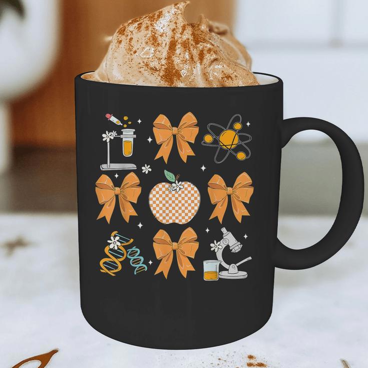 Coquette Bow Fall Science Teacher Stem Teacher Thanksgiving Graphic Print Coffee Mug, novelty gifts, funny gifts Coquette Bow Fall Science Teacher Stem Teacher Thanksgiving Graphic Print Coffee Mug, novelty gifts, funny gifts