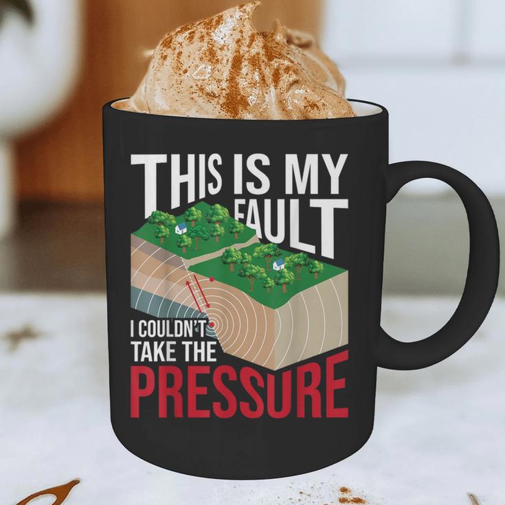 Couldn't Take The Pressure Geology Earth Science Teacher Graphic Print Coffee Mug, novelty gifts, funny gifts