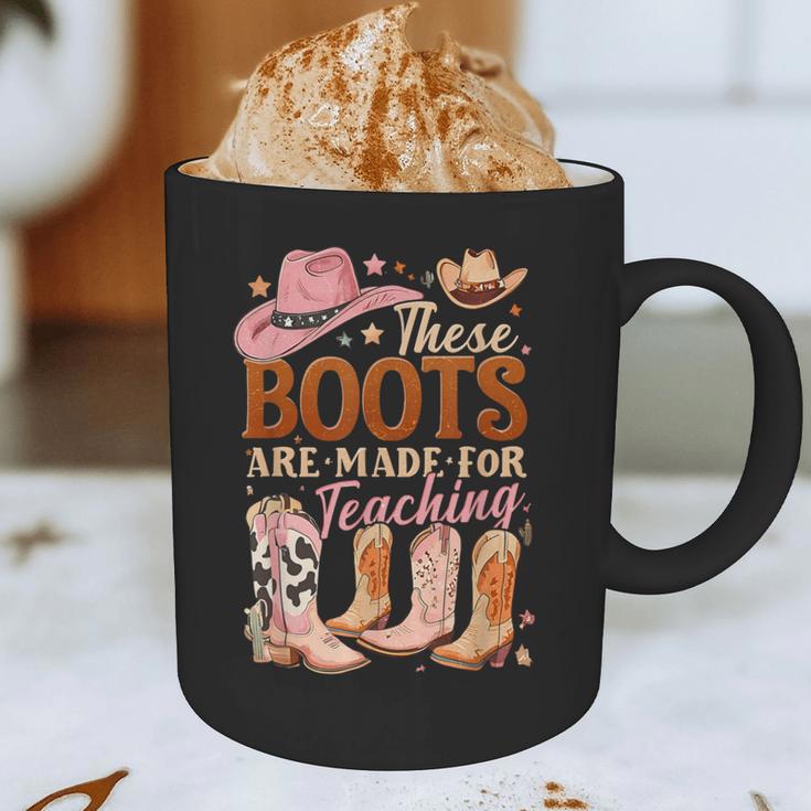 Cowboy Teacher These Boots Are Made-For Teaching School Graphic Print Coffee Mug, novelty gifts, funny gifts Cowboy Teacher These Boots Are Made-For Teaching School Graphic Print Coffee Mug, novelty gifts, funny gifts