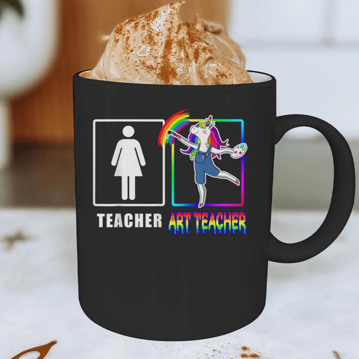 Cute Art Teacher Magical Dabbing Unicorn Artist Graphic Print Coffee Mug, novelty gifts, funny gifts Cute Art Teacher Magical Dabbing Unicorn Artist Graphic Print Coffee Mug, novelty gifts, funny gifts