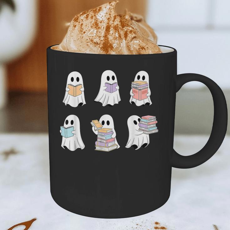 Cute Boo Ghost Reading Books Halloween Librarian Teacher Kid Graphic Print Coffee Mug, novelty gifts, funny gifts Cute Boo Ghost Reading Books Halloween Librarian Teacher Kid Graphic Print Coffee Mug, novelty gifts, funny gifts