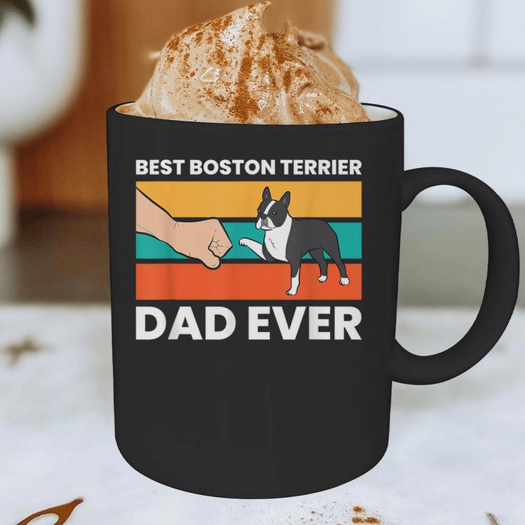 Cute Boston Terrier Best Boston Terrier Dad Ever Graphic Print Coffee Mug, novelty gifts, funny gifts