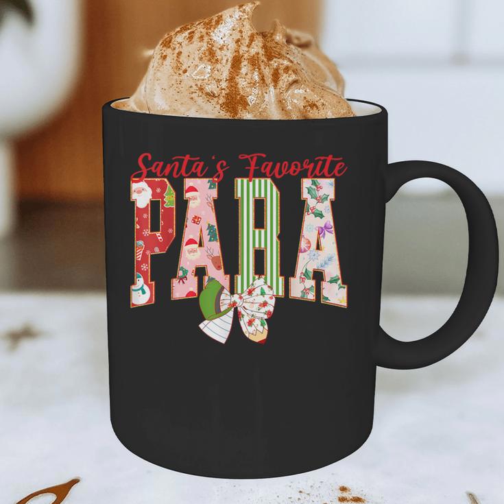 Cute Santas Favorite Para Christmas Paraprofessional Teacher Graphic Print Coffee Mug, novelty gifts, funny gifts Cute Santas Favorite Para Christmas Paraprofessional Teacher Graphic Print Coffee Mug, novelty gifts, funny gifts