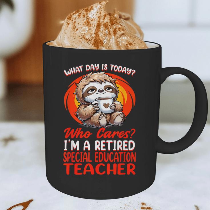 What Day Is Today Retired Special Education Teacher Graphic Print Coffee Mug, novelty gifts, funny gifts What Day Is Today Retired Special Education Teacher Graphic Print Coffee Mug, novelty gifts, funny gifts