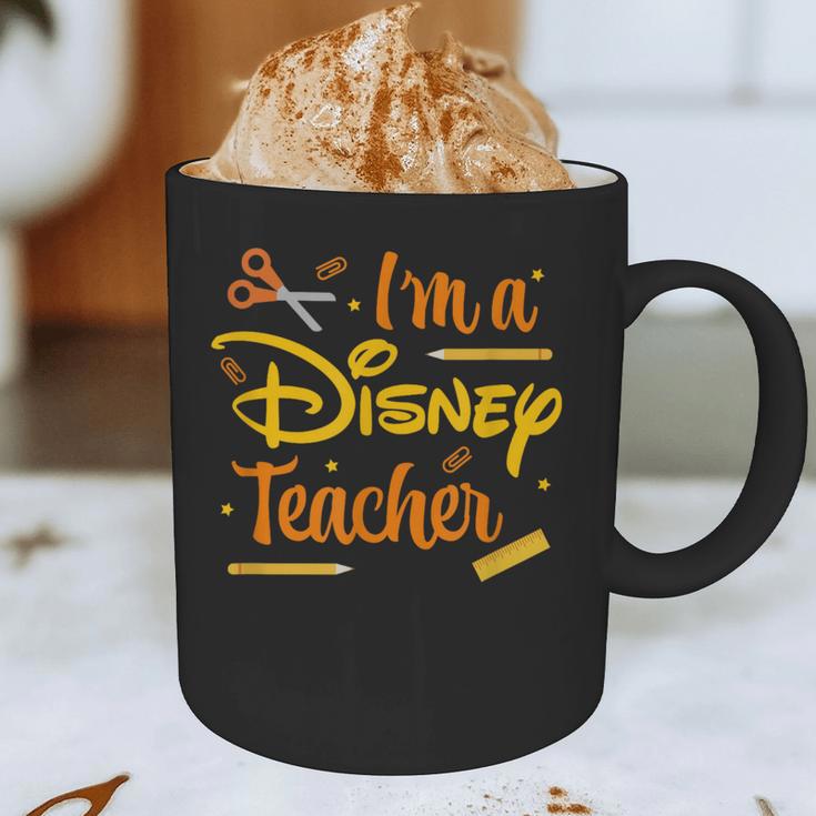 Disney Back To School I'm A Disney Teacher Crafty Logo Graphic Print Coffee Mug, novelty gifts, funny gifts Disney Back To School I'm A Disney Teacher Crafty Logo Graphic Print Coffee Mug, novelty gifts, funny gifts